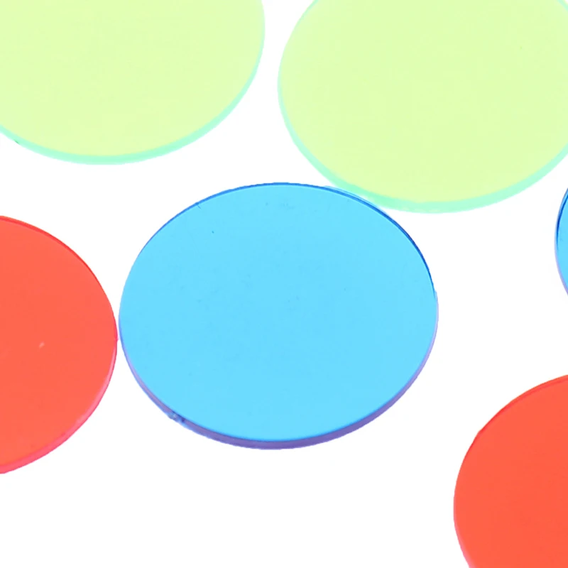 100 Stuks Plastic Munt Bingo Chip Leermiddelen Kinderen Kids Klaslokaal Levert Montessori Leren Onderwijs Wiskunde Speelgoed Kleur