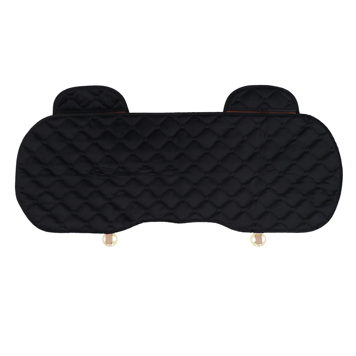 

Car Seat Protector Mat Back Rear Row Grid Seat Cushion Cover Breathable Comfort Car Seat Covers (Black)
