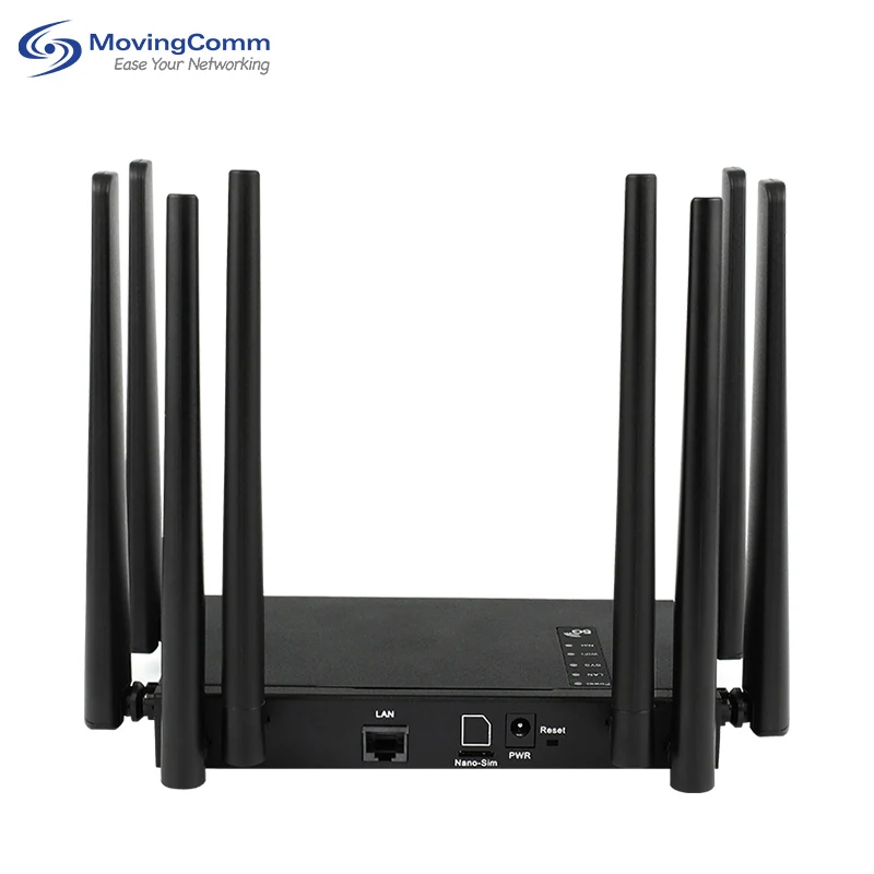 Routeur de carte Sim 5G Nsa Sa, Port Gigabit Rj45 haute vitesse, double bande, Wifi 5G Cpe, Wifi intérieur 6 5G, avec 8 antennes externes