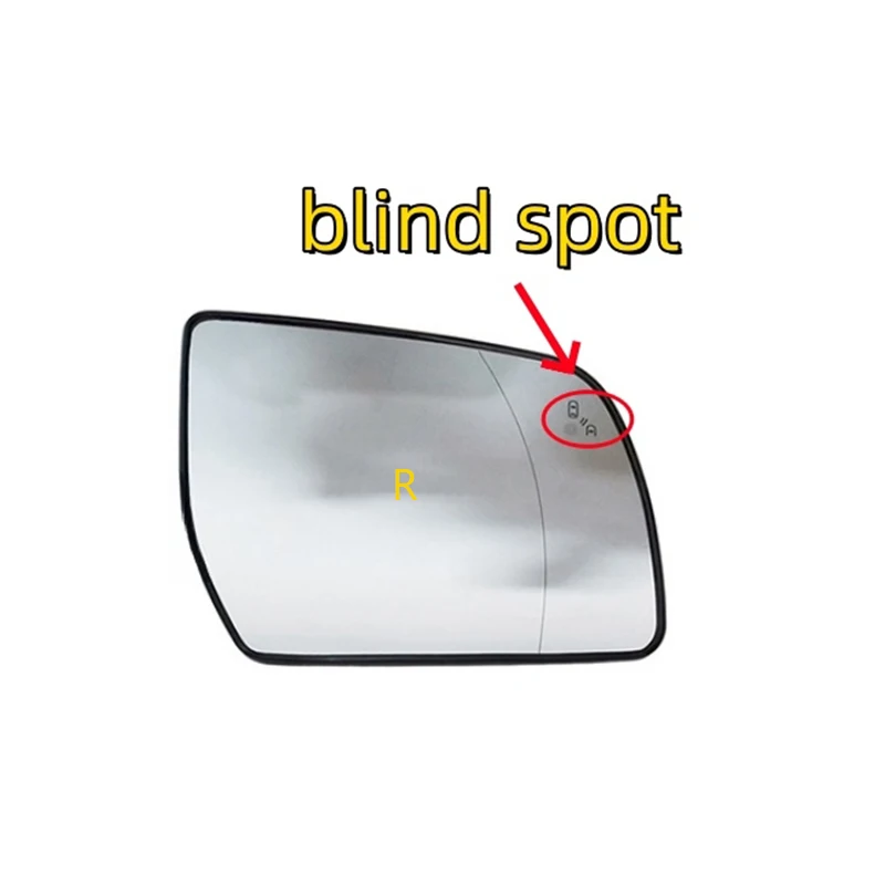 Car blind spot heat mirror For Ford Ranger pickup side mirror rearview mirror heating parallel blind spot auxiliary lens glass