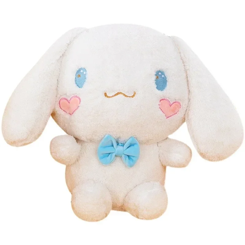 Sanrio Kawaii Cinnamoroll Dog Brinquedos de pelúcia para crianças, travesseiro de pelúcia, bonecas macias, presente de aniversário, brinquedo anime dos desenhos animados, novo estilo