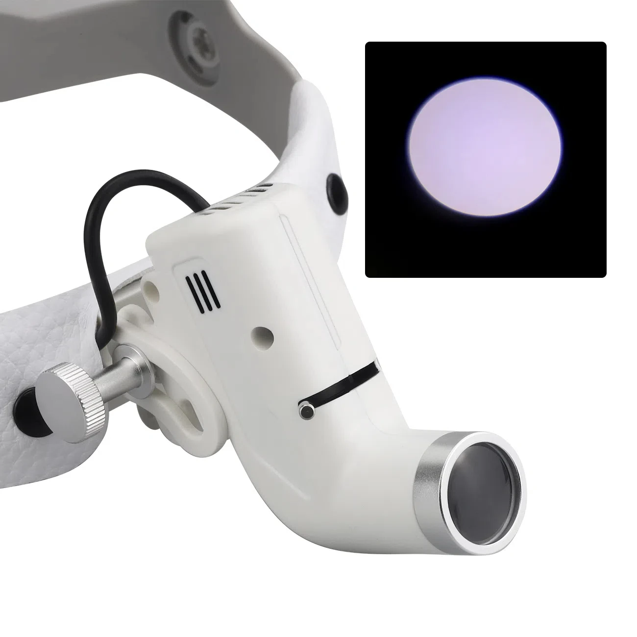 5W Dental LED Head Light Lamp For Binocular Loupes Brightness Spot Ajustable Dental Lab Headlamp Surgical Headlight