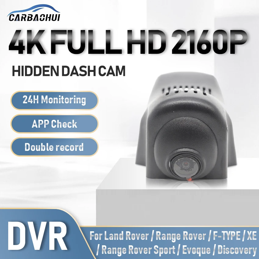 

Car DVR 4K 2160P Dash Cam Camera WIFI Video Recorder For Land Rover Range Rover Range Rover Sport Evoque Discovery F-TYPE XE