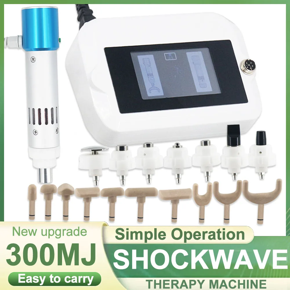 Portable Shockwave Therapy Machine For ED Treatment And Sports Injury 2 IN 1 Chiropractic Adjusting Tools Dual System