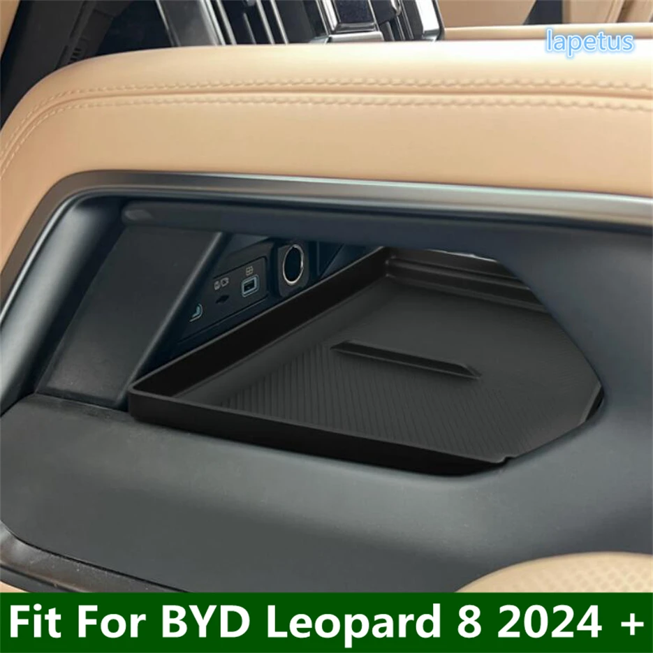 

Auto Central Under Armrest Storage Box Console Tray Pallet Container Cover For BYD Leopard 8 2024 2025 Accessories Car Styling