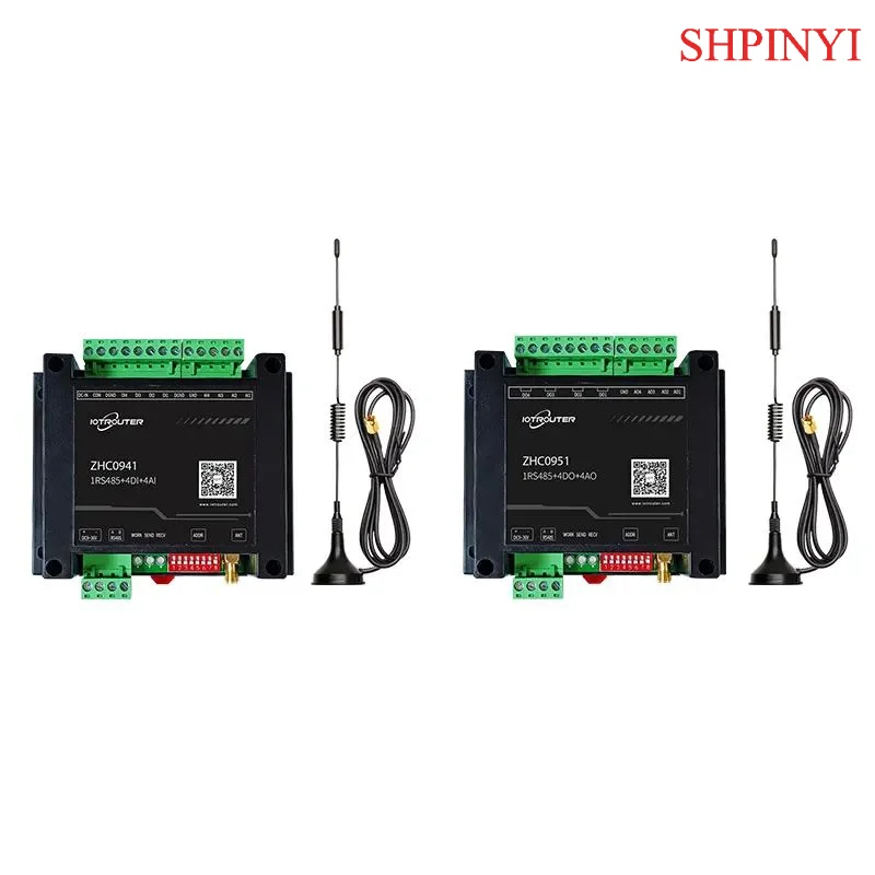 

433 МГц LoRa Modbus Аналоговый узл ввода-вывода Блок управления беспроводной передачей для проектов Интернета вещей Радиочастотные модули