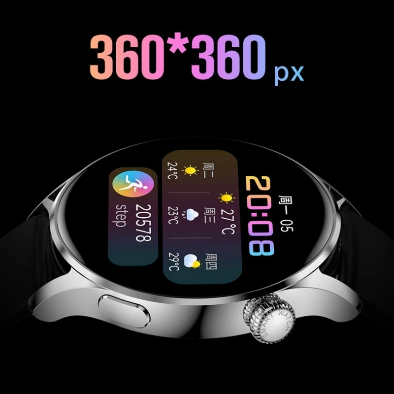 بلوتوث دعوة ساعة ذكية Hd شاشة تعمل باللمس نشاط المقتفي سوار رياضي NFC التحكم في الوصول الفرقة وظيفة الدفع Smartwatch