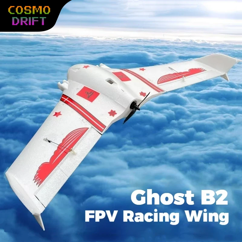 Kopachy Ghost AR Wing 950mm FPV RC Airplane EPP Fixed Wing Aircraft Flying Wing Model for Racing Long Range Drone Enthusiasts