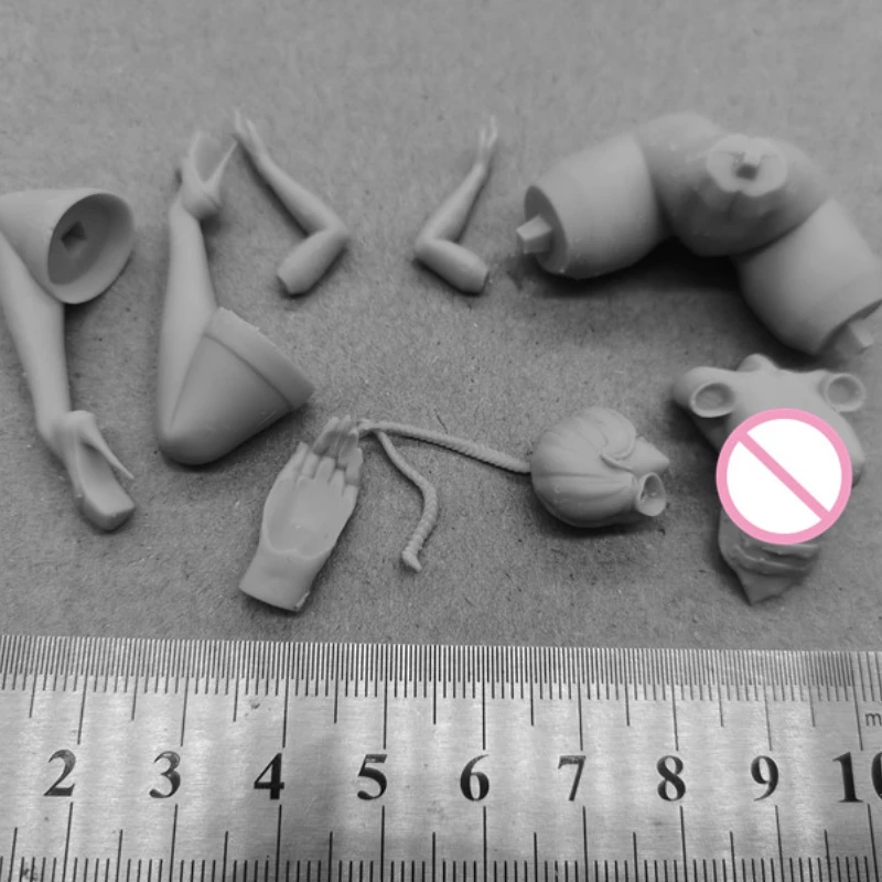 1/24 Scale 75mm Resin Model Kit Leisurely Girl Unassembled Diorama and Unpainted Diy Miniatures Toys Figure