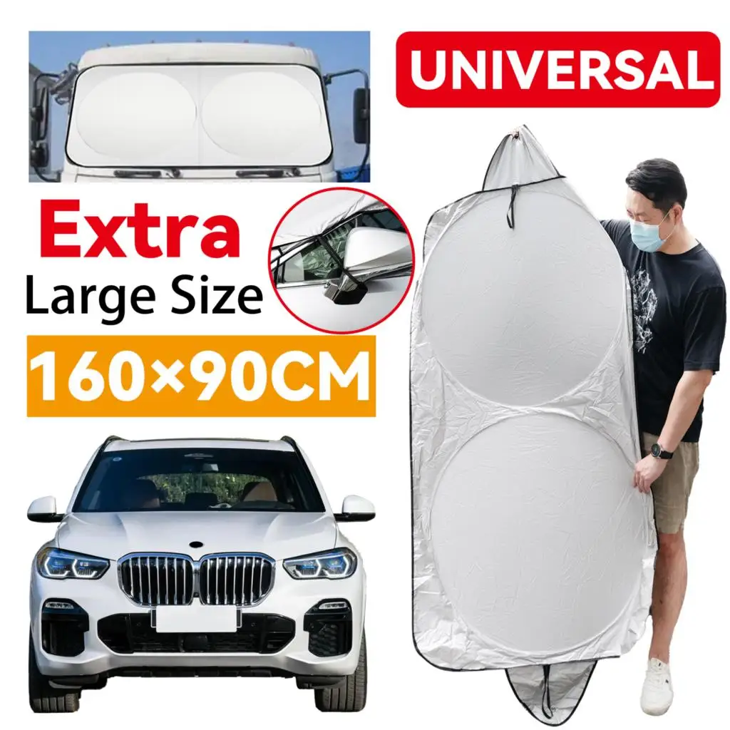 

Car Window Sun Shade Snow Ice Protector Visor Front Rear Windshield Cover UV Block Blind Parasol Coche Sunshade Auto Accessories