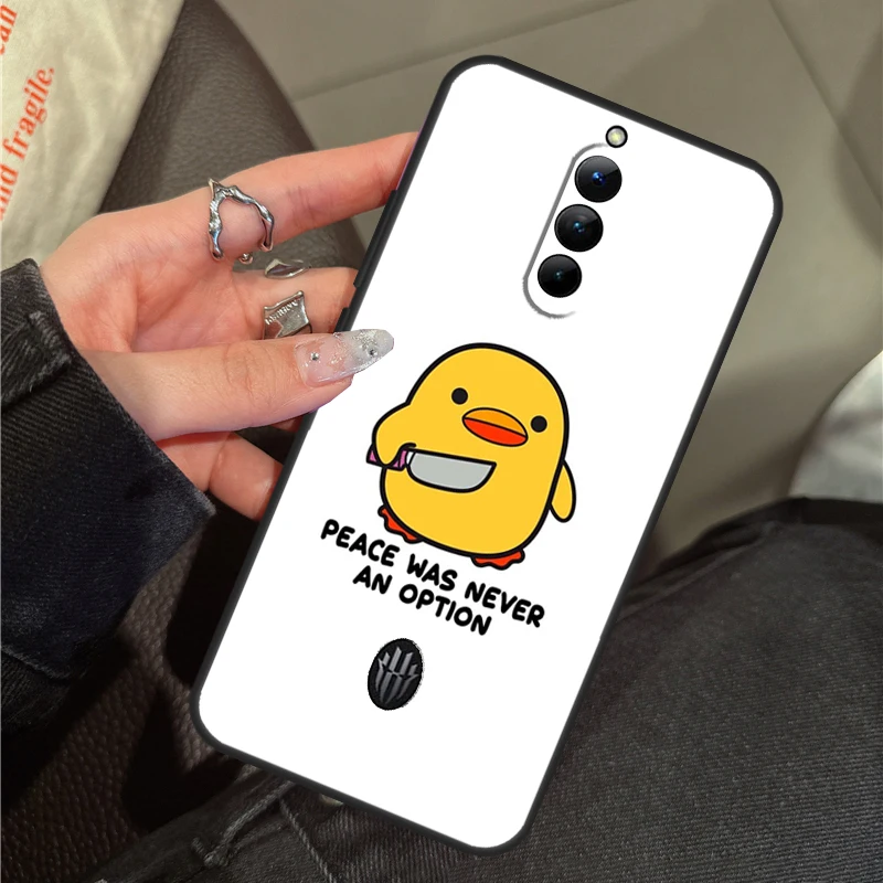 Duck With Knife Duck Cute For ZTE Nubia Red Magic 6 7 8 Pro Plus Case For Red Magic 6R 5G 5S 6S 7S Pro Phone Cover