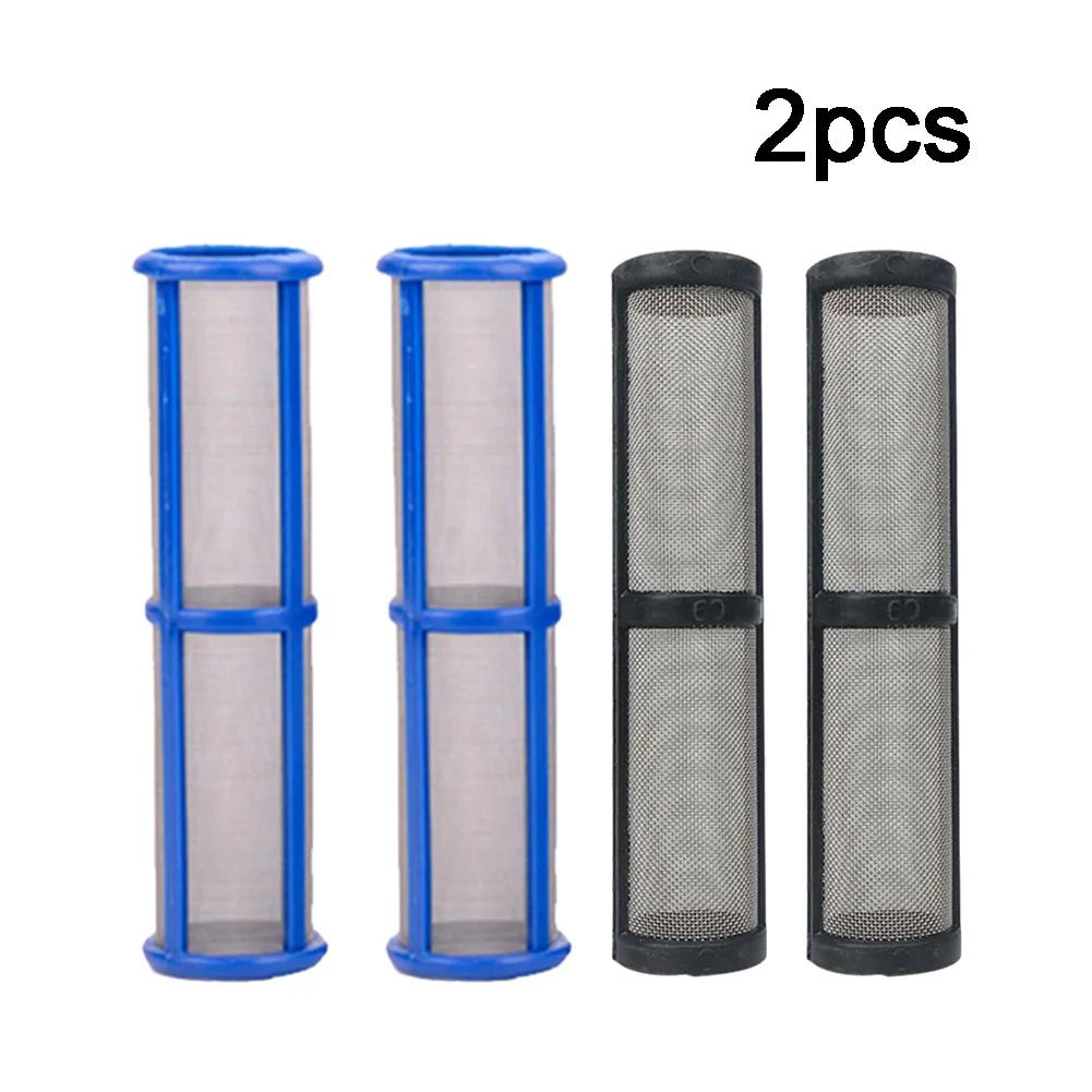 2pcs Spray Pump Filter 60/100 Mesh Airless Electric Paint Sprayer Hose Filter For G 390/395/490/495/595 Airless Sprayers Pump