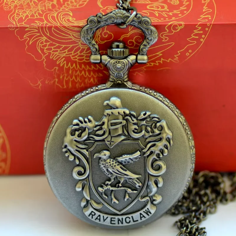 Vintage Bird Quartz Pocket Watch