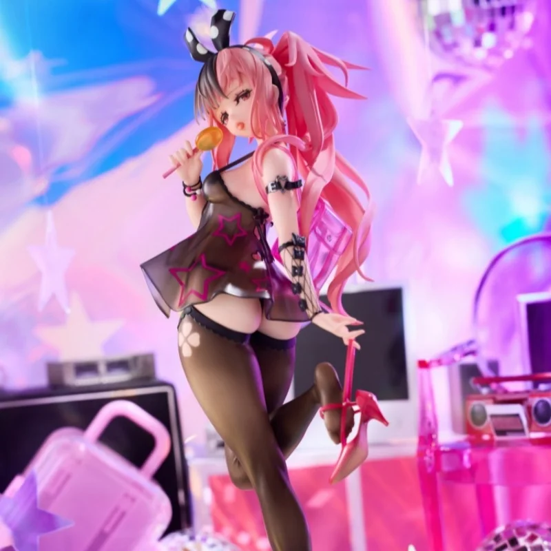 27cm 1/6 Digigirl Wysokie Obcasy i Lizak Króliczek Figurka Model Dekoracja Biurko Kolekcjonerska Zabawka