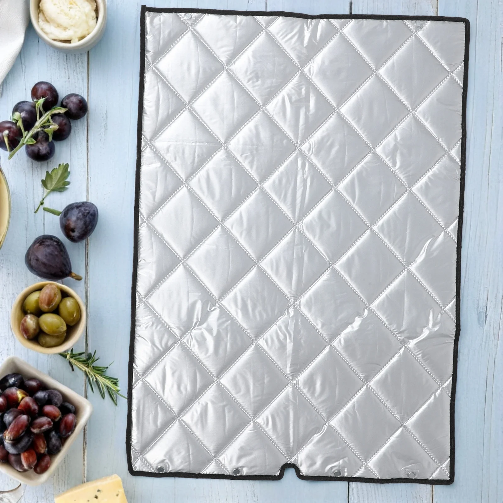 

Insulated Refrigerator Cover Waterproof Uv-Resistant For Outdoor Indoor Freezer Appliance Storage Use Kitchen Cabinet Cover