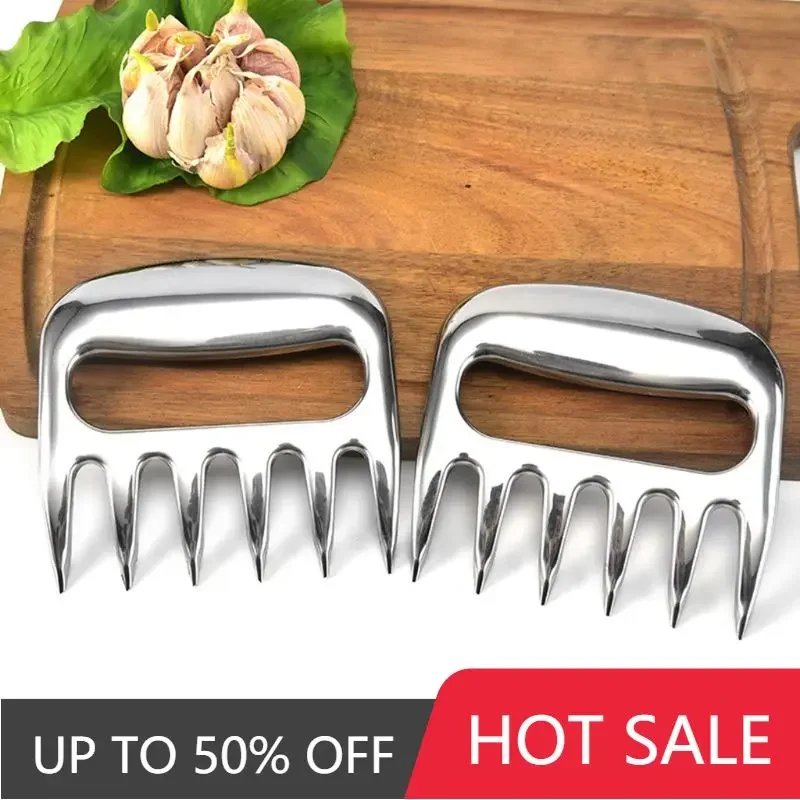 

Meat Fork Shredder BBQ Fork Bear Claw Meat Separator Handle Kitchen Food Slicer BBQ Meat Processor Kitchen Supplies