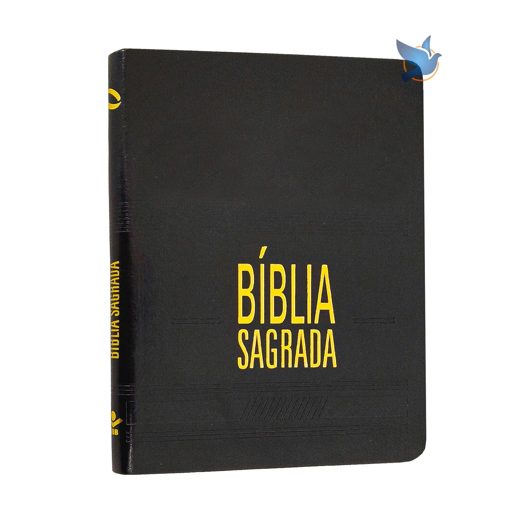 Holy Bible Slim NAA Black Synthetic Leather Cover