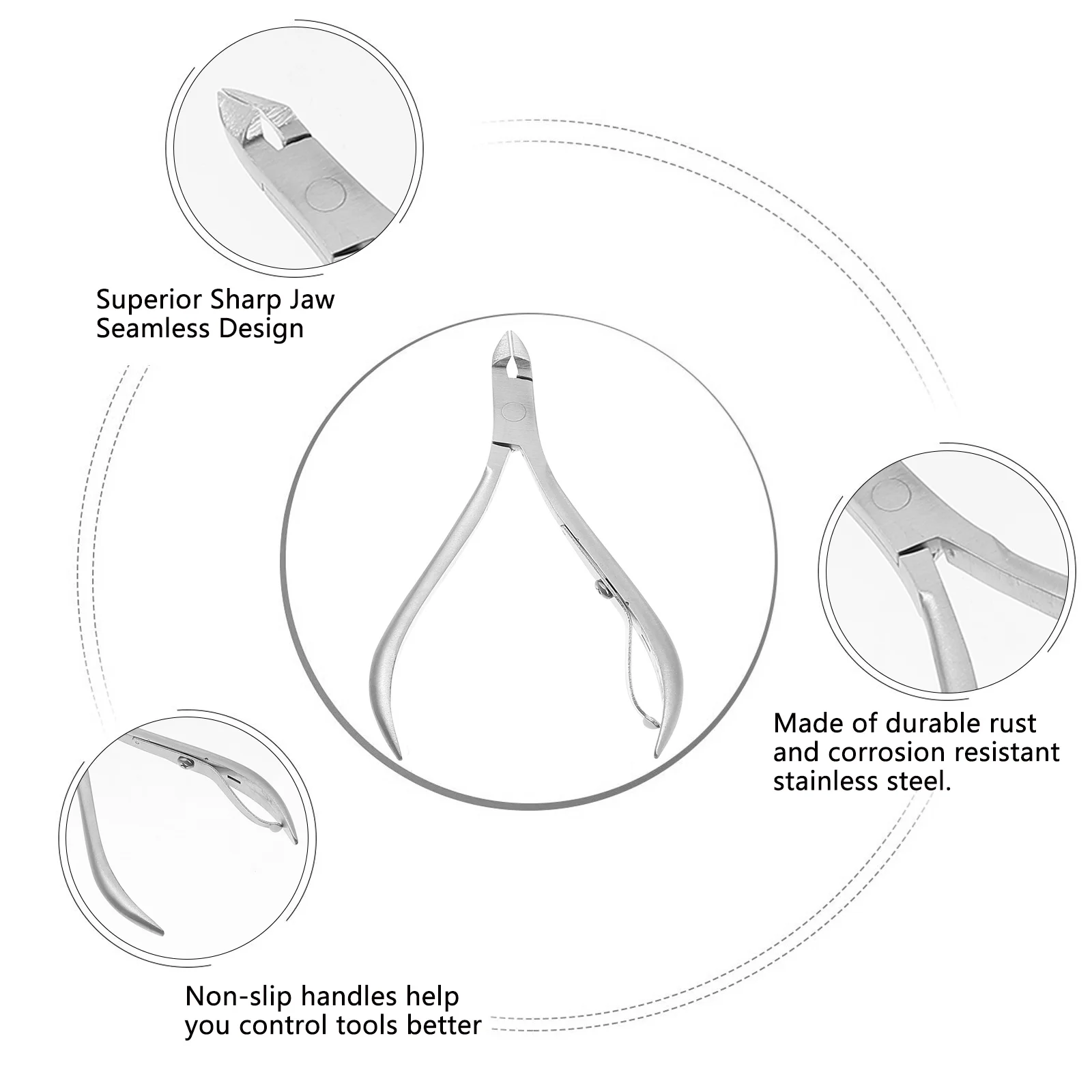 Ciseaux à ongles pour pédicure, coupe-ongles, outil de manucure