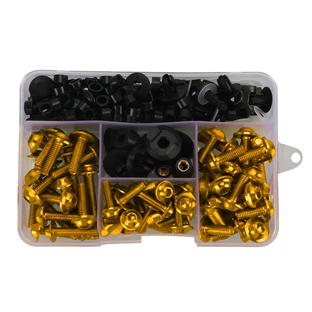 Motorcycl Complete Set Of Fairing Bolts Nuts Screws Kit For YAMAHA XMAX300 NMAX VMAX XMAX XJ6 FZ1 FZ6 FZ8 SUPER TENERE XT1200