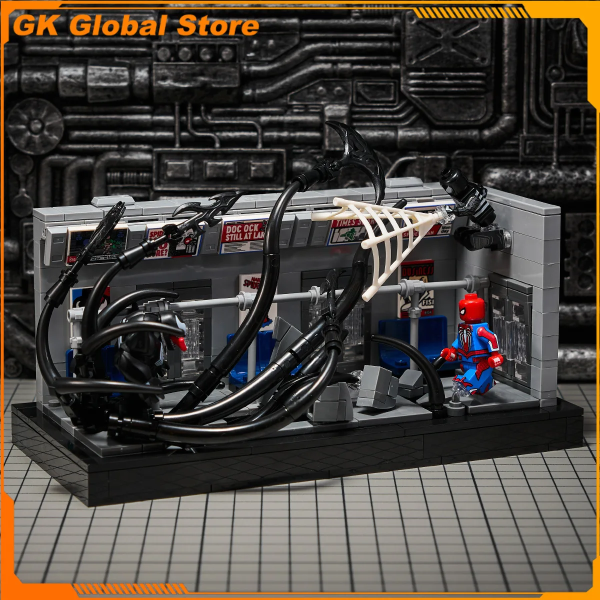 New Spider Man VS Venom Movie Figure Assembled Building Blocks Action Figure Pripheral Model Props Collection Crafts Gifts Toys