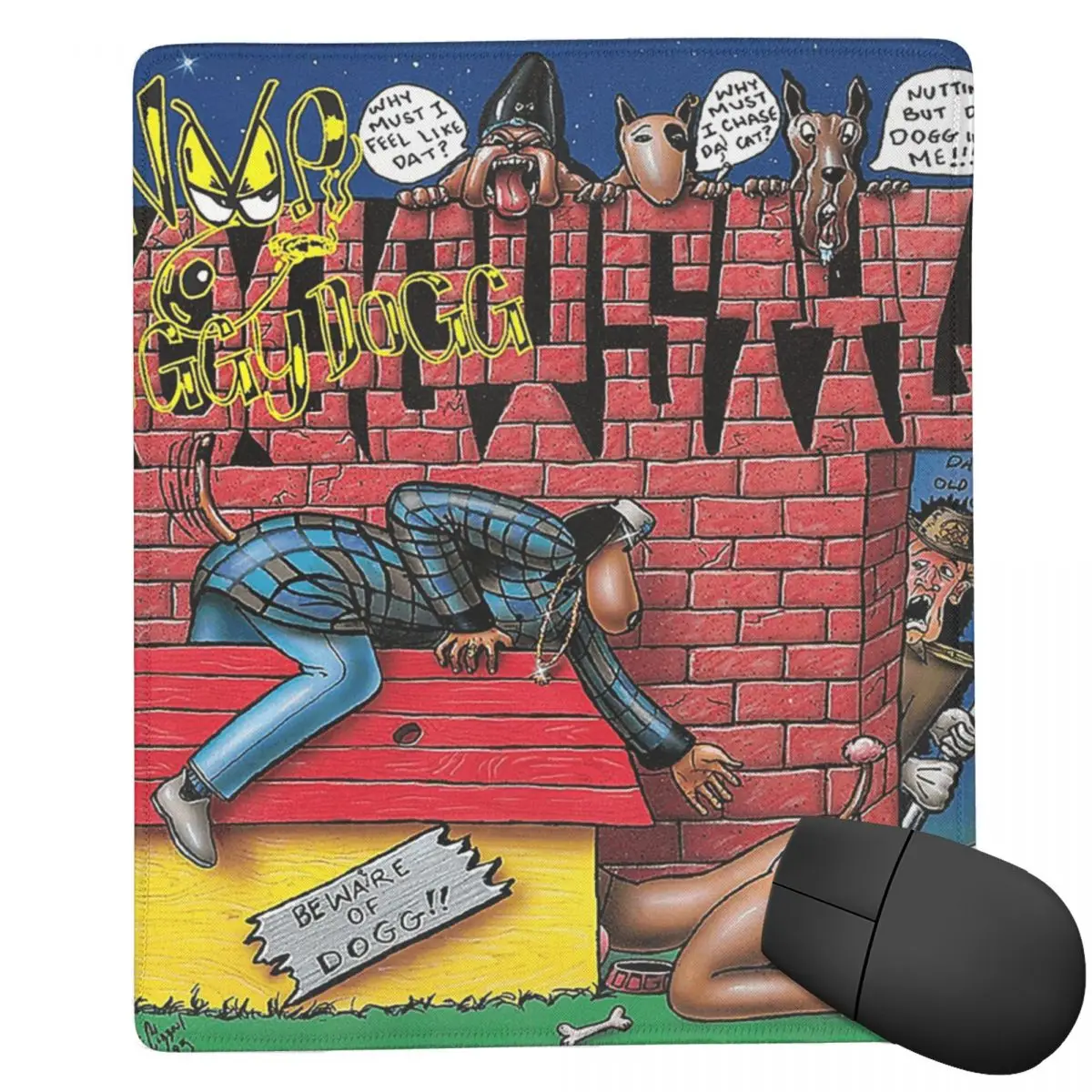 Snoop Dogg Doggystyle 7x9 in 22x18 cm MousePadComputer Keyboard Mouse MatGaming PC Laptop Desk Mat Office Accessories Table Mats