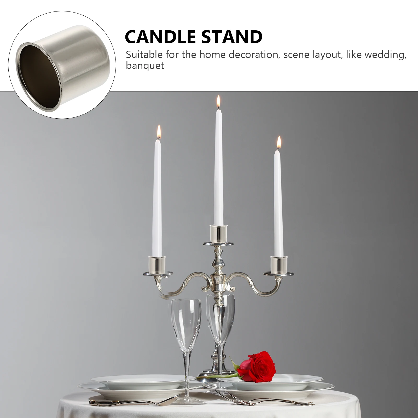 

10 шт., высококачественный железный подсвечник, рождественские декоративные контейнеры, подставка для чашки тонкой работы, рождественский подсвечник