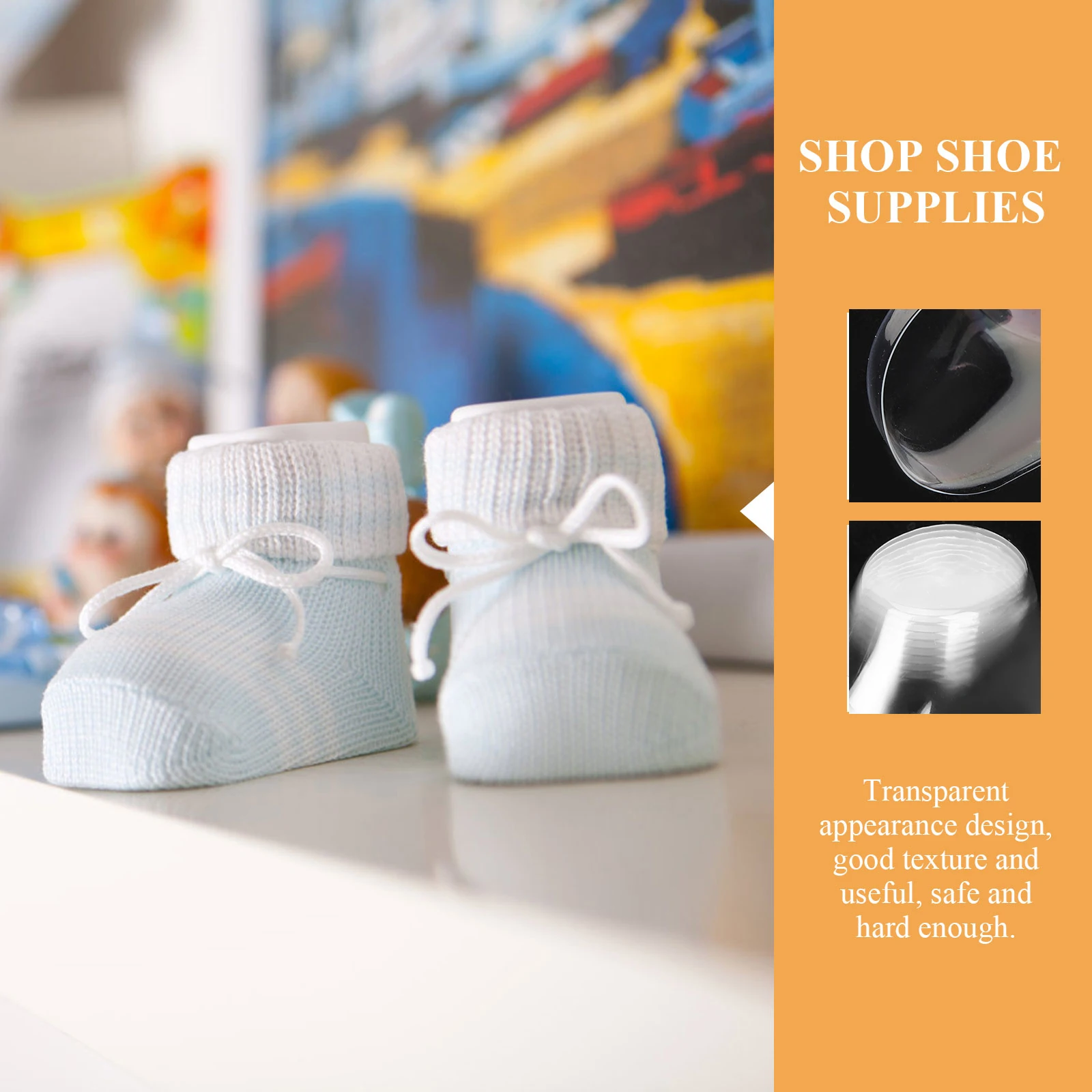 

Feet 8Cm Toddler Shoes Display Stand Pvc Shoe Stretcher For Booties Socks Display Holder Plastic Shoe Tree