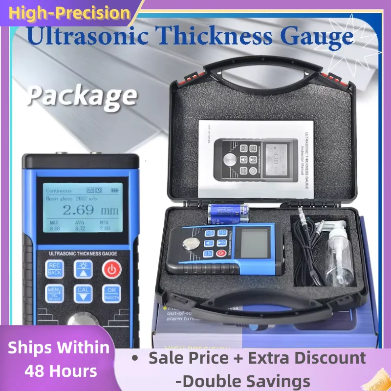 

Ультразвуковой толщиномер для металла 0,8-500 мм