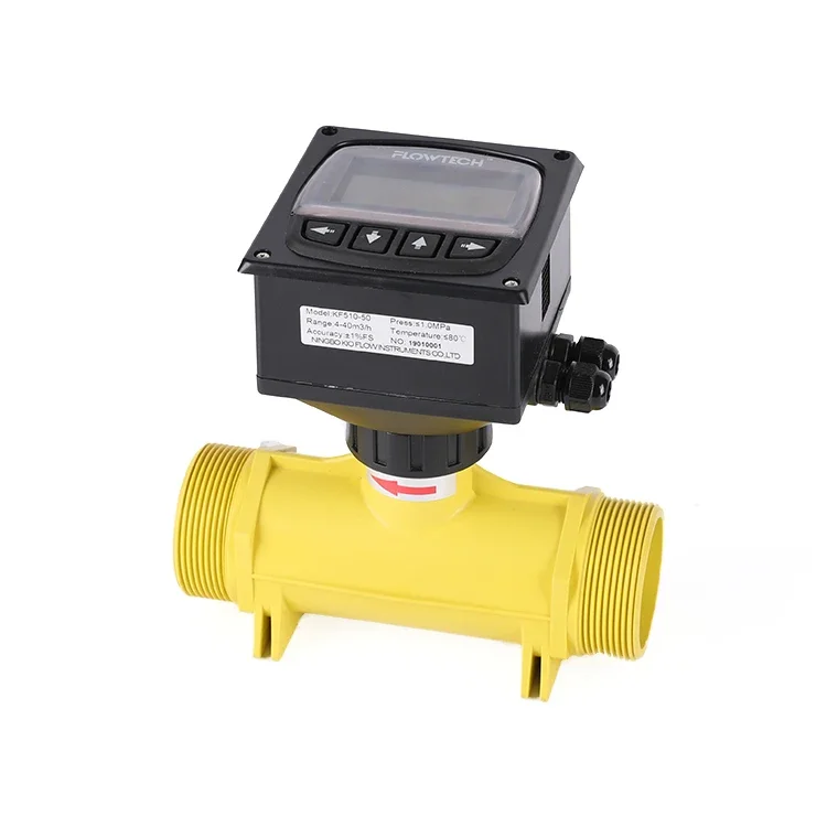 Factory direct sale stainless steel material liquid digital oxygen water pipeline speed paddle wheel Flowmeters flow meter