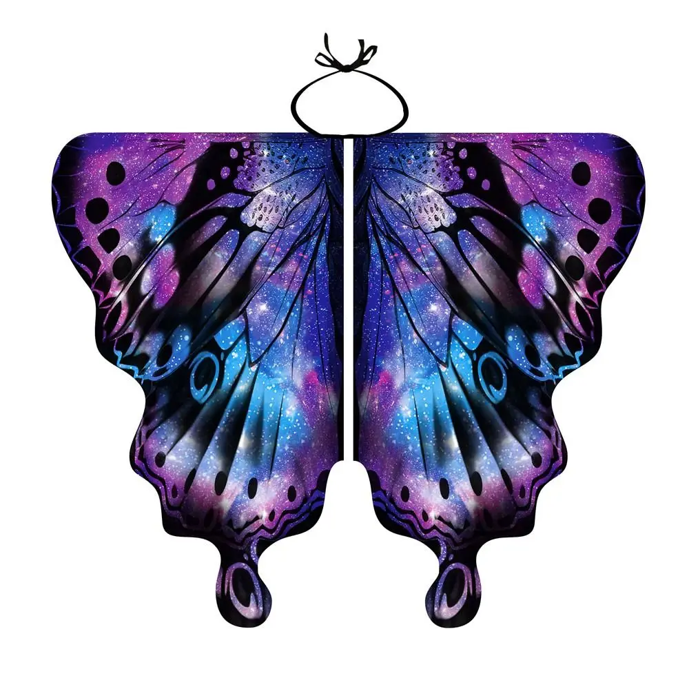 Festival Party Accessories Butterfly Shawl Cape Party Favor Gift Props Faire Butterfly Wings Cosplay Halloween Costume Adult