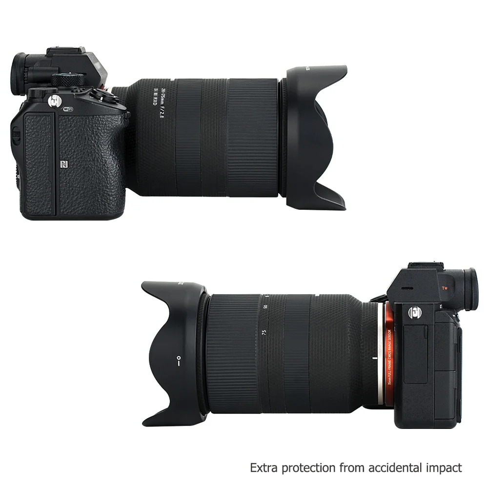 JJC Đảo Chiều Cánh Hoa Phong Cách Lưỡi Lê Loa Che Nắng Cho Ống Kính Tamron 28-75Mm F/2.8 Di III RXD Ống Kính a036 Mô Hình Thay Thế Cho Ống Kính Tamron HA036 Lens Hood
