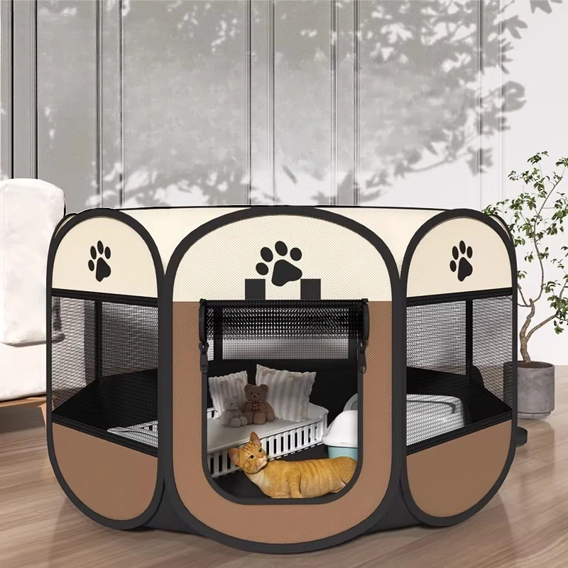 

Складной родильный бокс для кошек, закрытая палатка для беременных кошек и новорожденных котят, портативный домик для родов