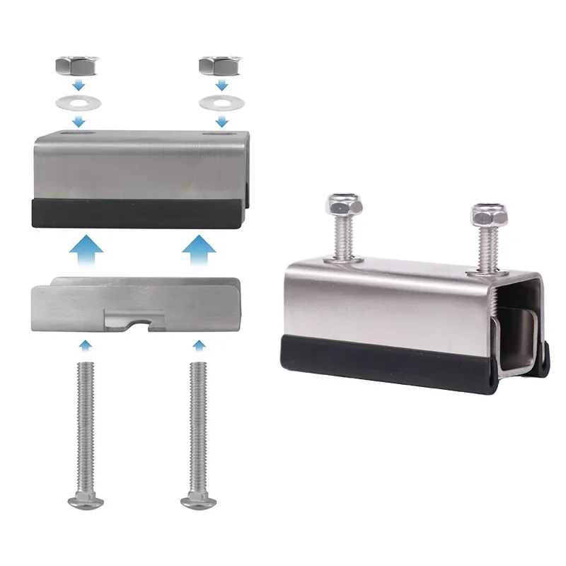 

4/6Pcs Roof Rack Mount Kit Van Roof Rack Brackets RVs Photovoltaic Brackets 5.8*2.85*7cm Van Roof Rack Brackets Car Accessories