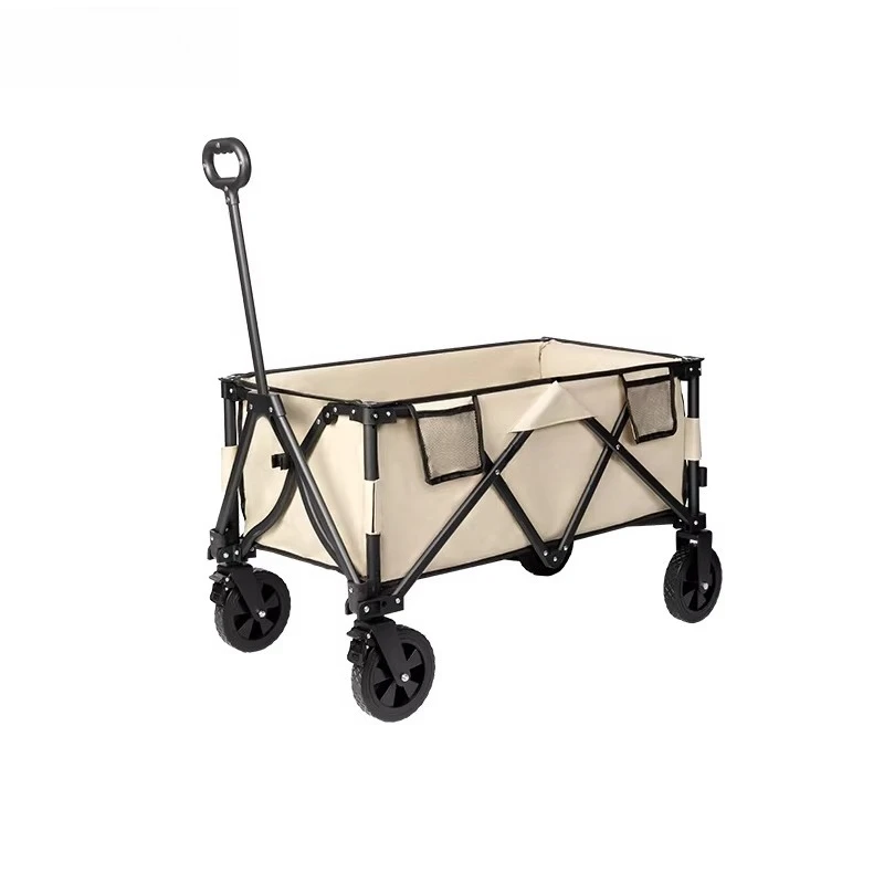 Outdoor Camping Folding Push Pet Children Shopping Outdoor Camping Moving Portable Pull Cart