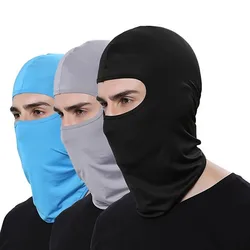 Cool Full Face Cycling Cap Balaclava UV Protection for Men Quick-Dry Lycra for Road Bicycling Skiing and Summer  Motorcycle Mask