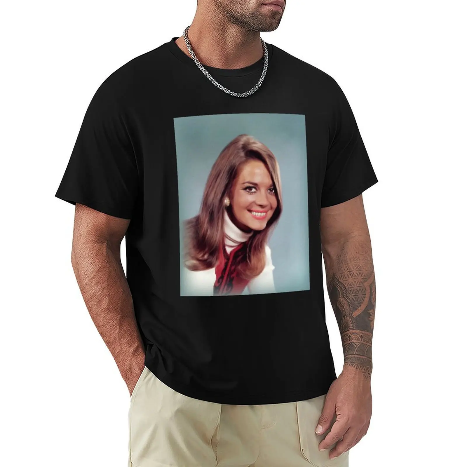 Natalie Wood, Movie Legend T-Shirt Quick Dry Training Short Sleeve Tee