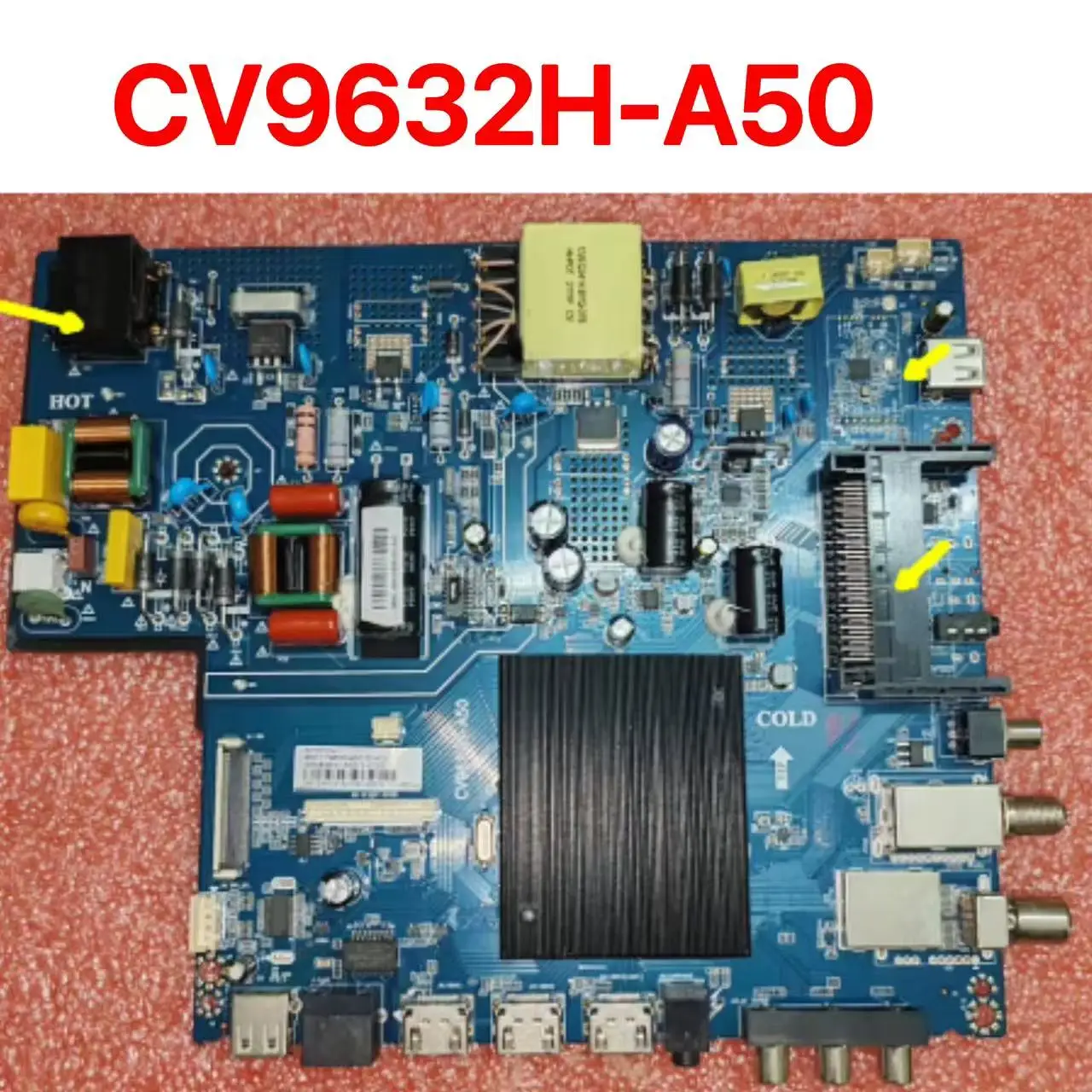 

Материнская плата CV9632H-A50 4K WiFi TV, пожалуйста, обратите внимание на модуль WiFi, интерфейс CI и PFC