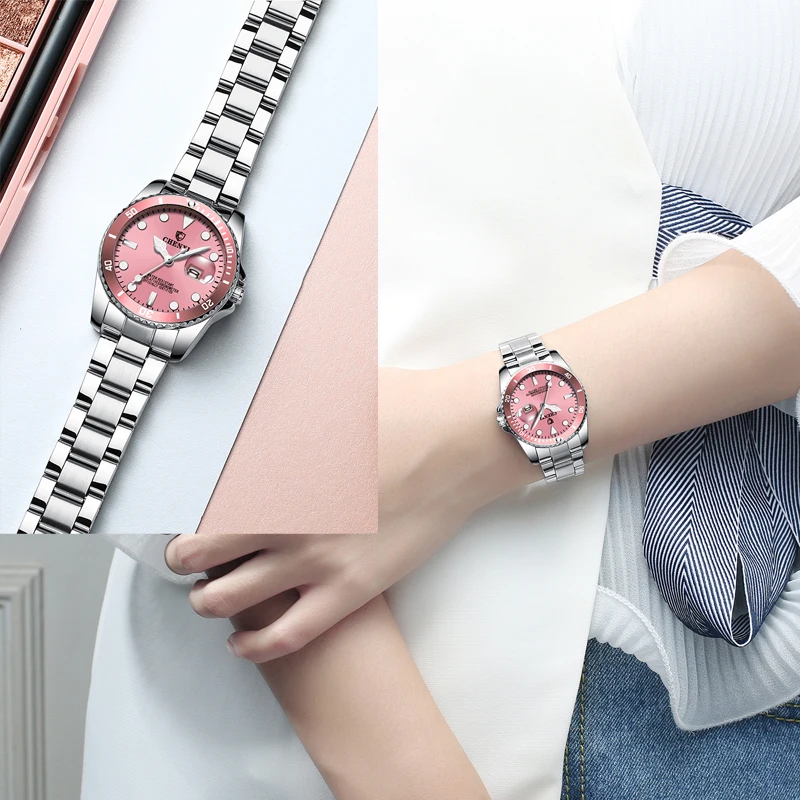 Fashion Ladies Watch CHENXI Luxury Brand Silver Stainless Steel Bracelet Watch For Women Gifts Waterproof Watches Free Shiping