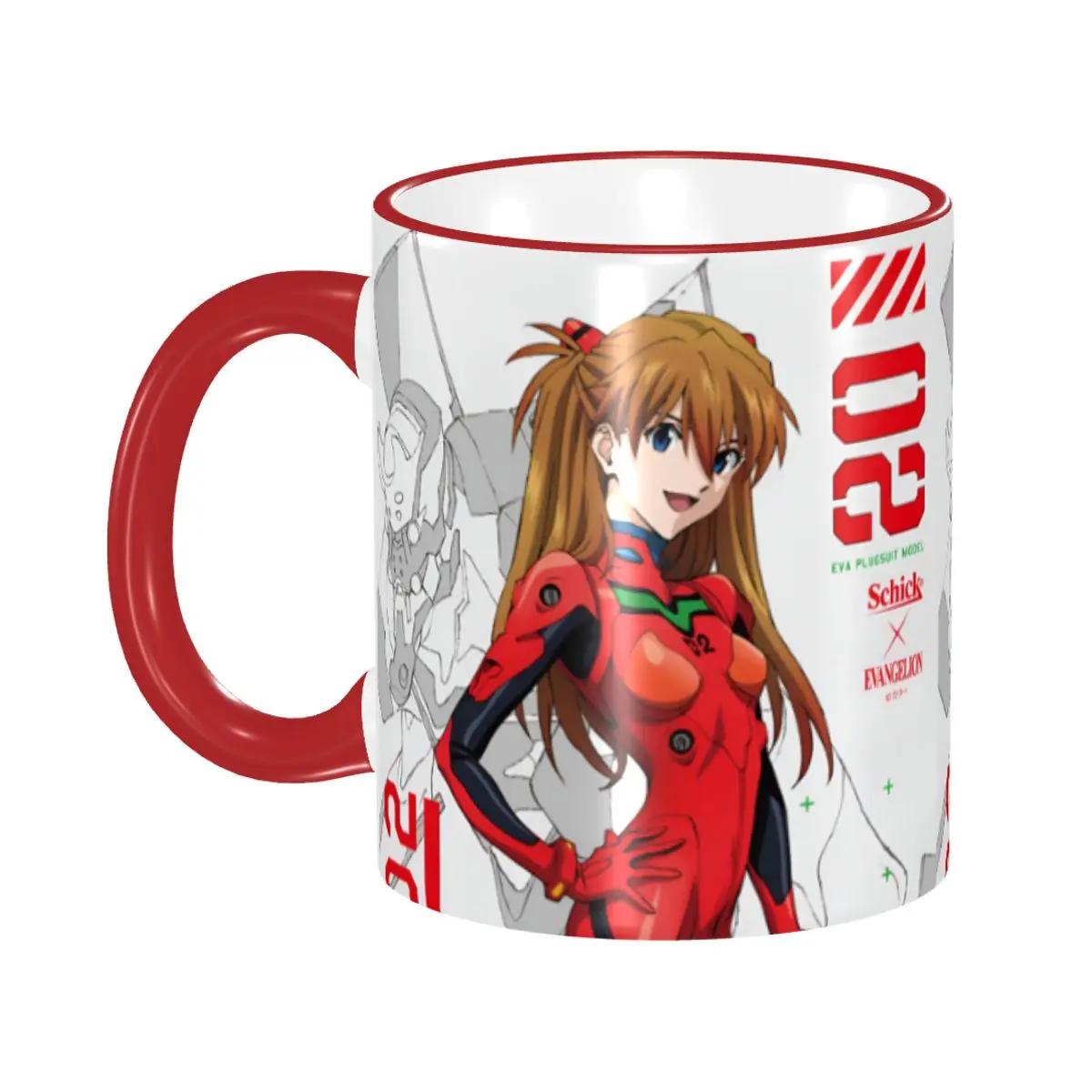 

Customized E-Evangelions Coffee Mug DIY Mecha Style Doomsday Animation Ceramic Tea Milk Cup