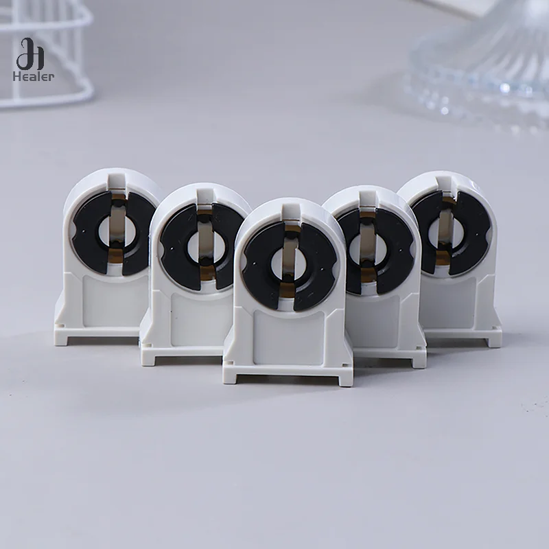 5Pcs T8/G13 Fluorescent Lamp Holder Heat-Resistant Lamp Holder Light Tube Holder Household Light Tube Holder For Home Office image 2