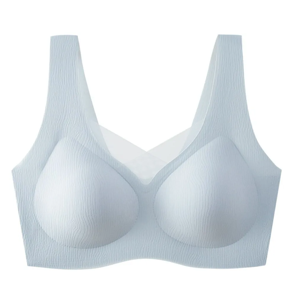 

Traceless Wireless Deep V Bra Shockproof Anti-sagging Push Up Underwear Solid Color Korean Fashion Brassiere for Women Sport