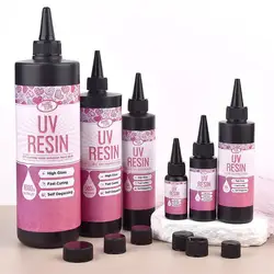 20g/50g/100g/200g/500g/1000g UV Epoxy Resin Glue DIY Jewelry Making High Transparency Fast Drying High Hardness Glue UV Lamp