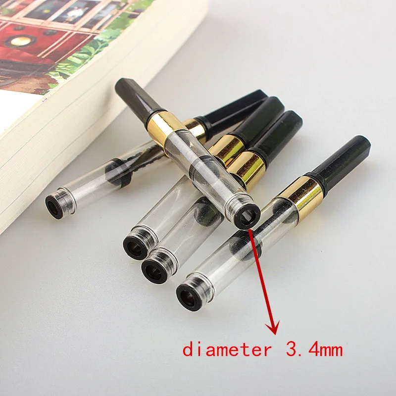 5PCS Rotary ink Absorber Filler Cartridge Ink Converter Fountain Pen Ink Suction Device Pipette Instrument Tool Pen Parts