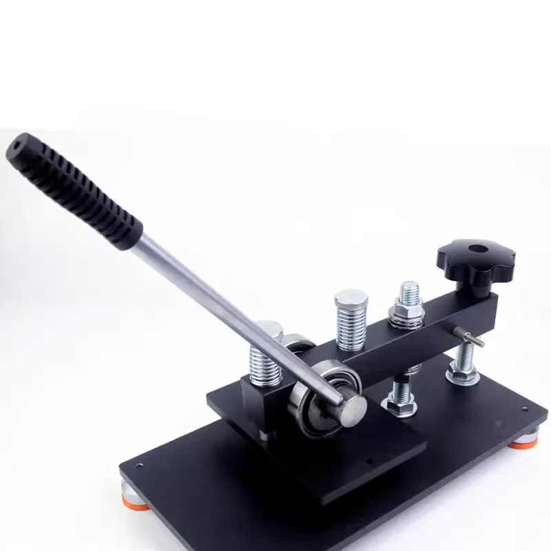 Prensa de brazo basculante Máquina cortadora compacta Máquina cortadora de cuero 180*120 Máquina troqueladora manual