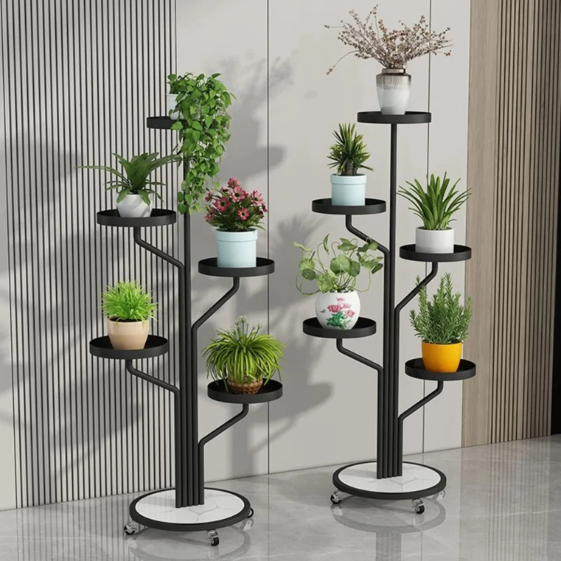 

Flower shf living room floor shelf balcony simple modern flowerpot self wrought iron radish plant shel