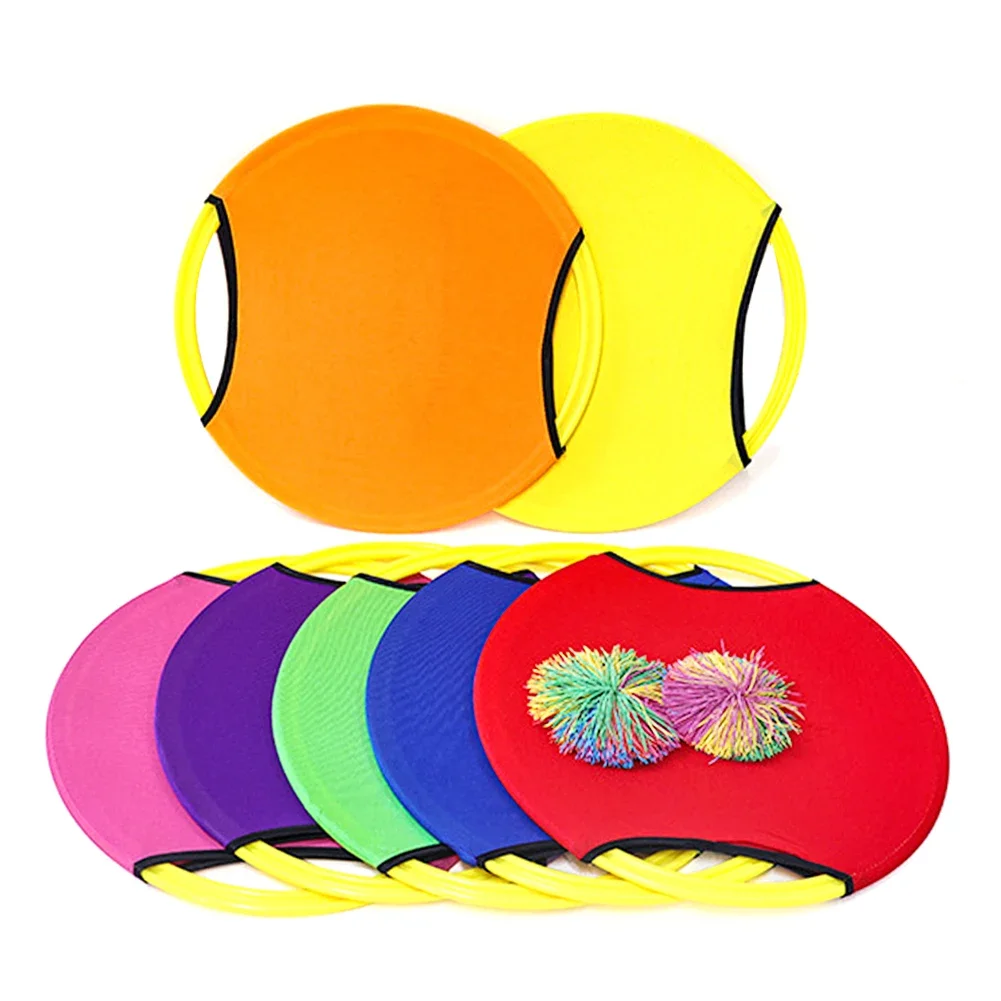 35 cm Kinder Springring Wurfball Sinn Trainingsaktivitäten Eltern-Kind-Spielzeug Outdoor Elastischer Ball Lernspielzeug