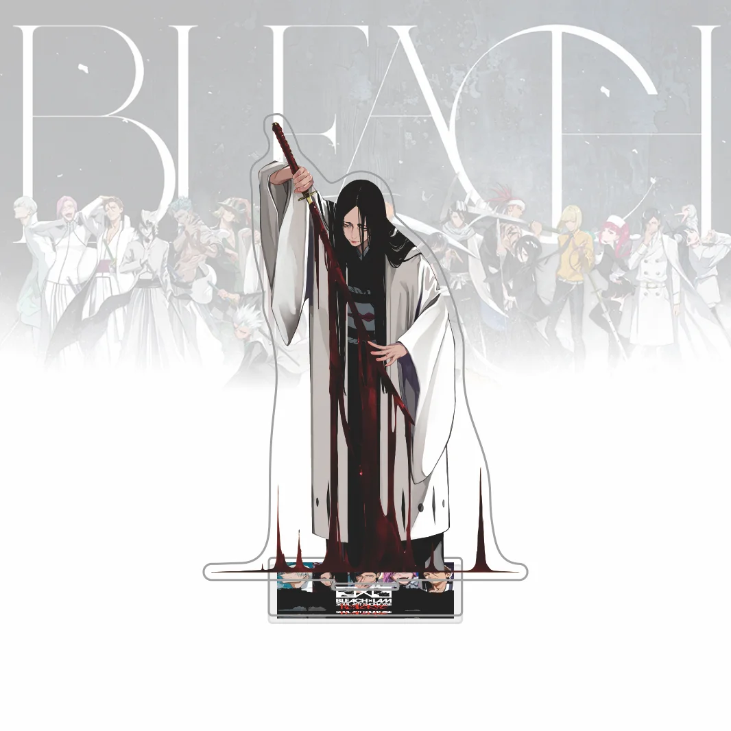 Bleach Anime Acrylic Stand Figure Kurosaki Ichigo Aizen Gin Unohana Ishida Model Plate Desk Decor  Toy Itabag Display Keychain view 3