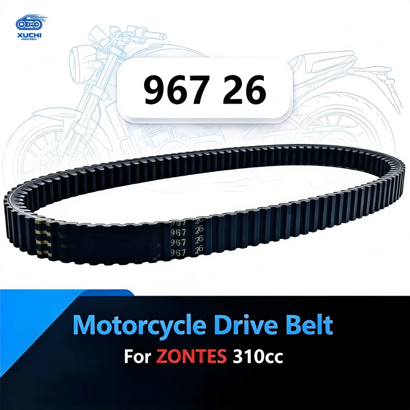 967 26 Motorcycle Transmission Belt Gates Replacement Belt Fit ZONTES 310cc Motorcycle Repair Parts