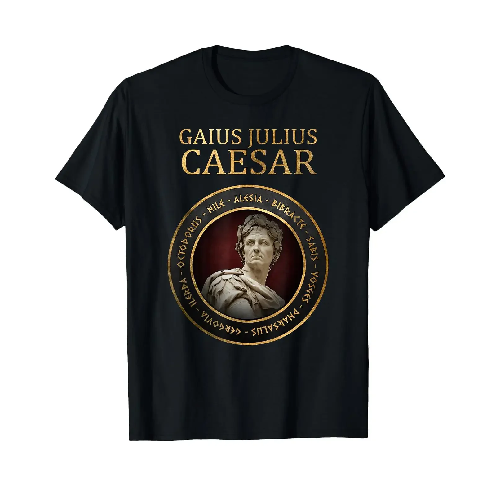 Gaius Julius Caesar Fights The Ancient Roman T Shirt vintage Washed Casual Top For Everyday Wear Soft Stylish Stretched