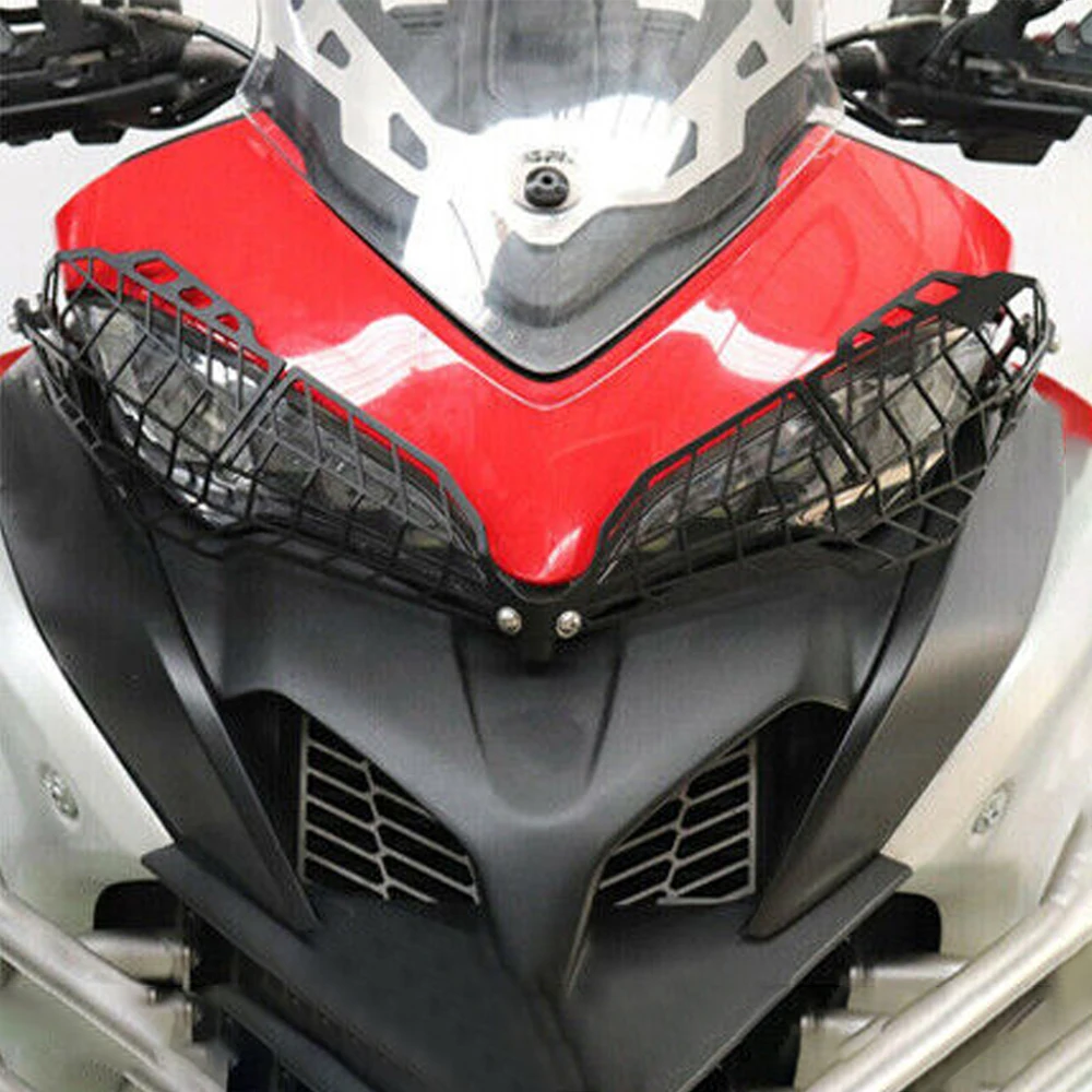 For DUCATI MULTISTRADA MTS 950 1200 1260 S GRAND TOUR ENDURO PIKES PEAK Aluminium Headlight Grille Protective Cover Guard Parts